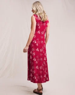 Julipa Pintuck Jersey Midi Dress