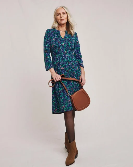 Julipa Pintuck Soft Touch Jersey Dress