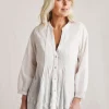 Julipa Pleated Pintuck Blouse