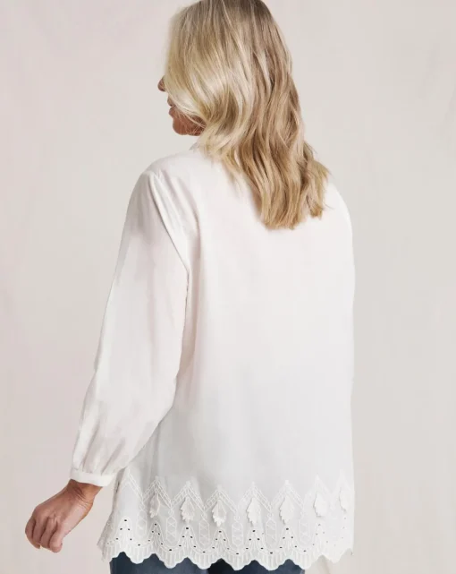 Julipa Pleated Pintuck Blouse
