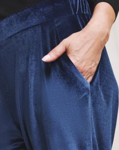 Julipa Velour Tapered Trouser