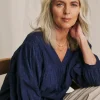 Julipa Volume Sleeve Textured Blouse