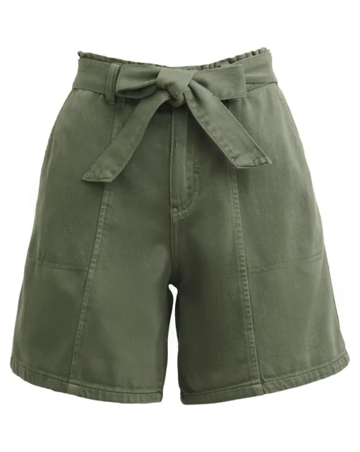 Khaki Utility Cargo Shorts