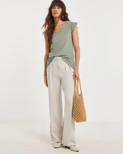 Lace Insert Vest