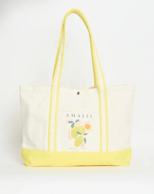 Lemon Canvas Tote Bag