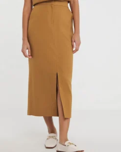 Linen Pencil Skirt