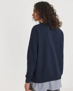 Long Sleeve Crew neck 2in1 Sweatshirt