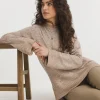 Long Sleeve Wide Cuff Crew Neck Cosy Jumper