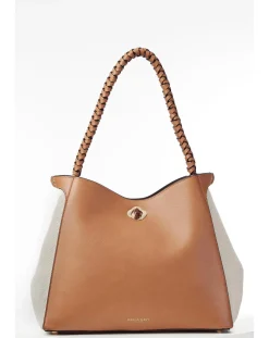 Luella Grey Adriana Camel Hobo Tote