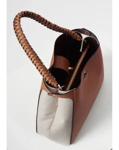 Luella Grey Adriana Camel Hobo Tote