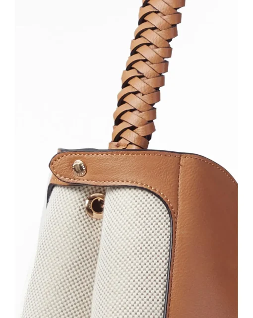 Luella Grey Adriana Camel Hobo Tote