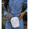 Luella Grey Elise White Camera Crossbody