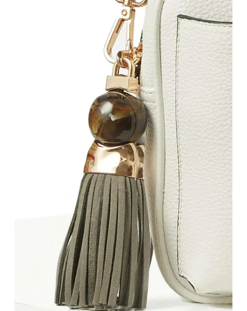 Luella Grey Elise White Camera Crossbody
