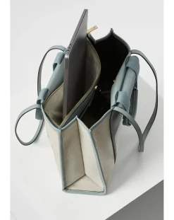 Luella Grey Giselle Blue Laptop Tote