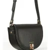Luella Grey Tara Black Saddle Crossbody