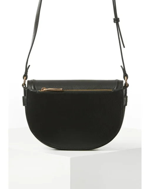 Luella Grey Tara Black Saddle Crossbody