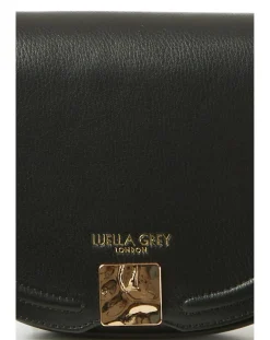 Luella Grey Tara Black Saddle Crossbody