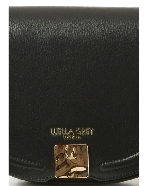 Luella Grey Tara Black Saddle Crossbody