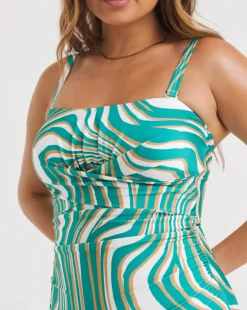 MAGISCULPT Bandeau Tummy Control Swimsuit