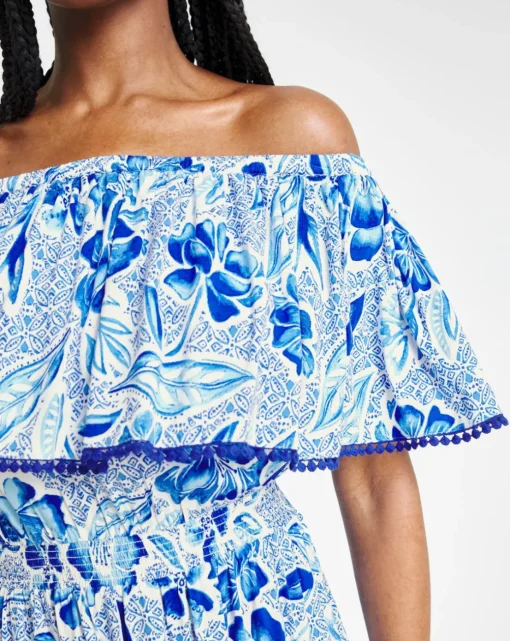 MAGISCULPT Bardot Beach Dress