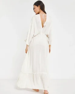 MAGISCULPT Lurex Maxi Beach Kaftan