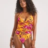 MAGISCULPT Twist Front Tankini Set