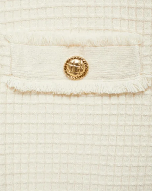 Mango Button Front Jacket