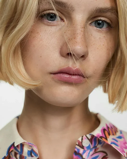 Mango Button Up Floral Shirt
