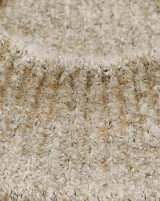 Mango Creme High Neck Sweater