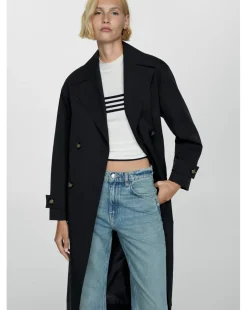 Mango Double Breasted Trench Coat