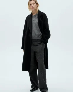 Mango Double Breasted Wool Coat