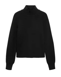Mango High Neck Ribbed Sweater