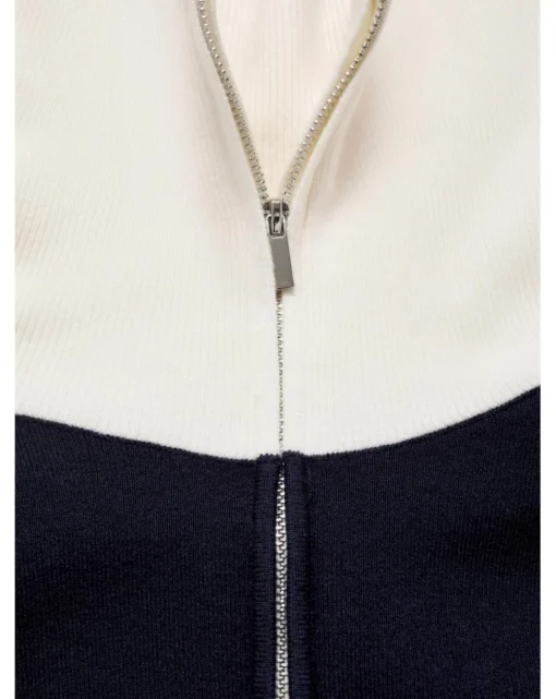 Mango Latas Contrast Collar Sweater