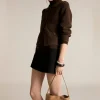 Mango Polo Neck Knitted Choco Jacket