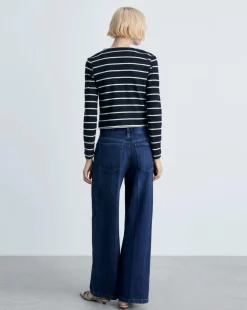Mango Striped Knit Cardigan