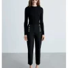 Mango Trousers Botones