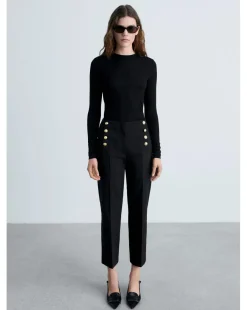 Mango Trousers Botones