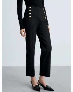 Mango Trousers Botones