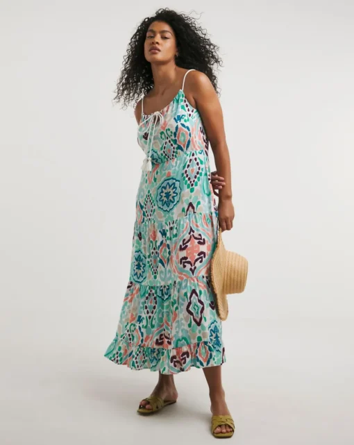 Maxi Tiered Beach Dress