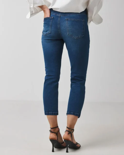 24/7 Mid Blue Crop Jeans