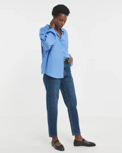 Mid Blue Mom Jeans