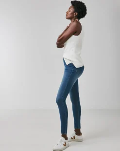 Mid Blue Stretch Skinny Jeggings
