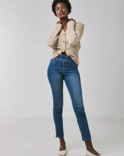 Mid Blue Stretch Slim Leg Jeggings
