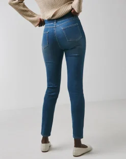 Mid Blue Stretch Slim Leg Jeggings