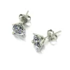 Moissanite 2ct Total 9ct gold Stud Earrings