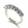 Moissanite 9ct White Gold 1ct total Eternity Ring