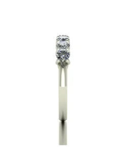Moissanite 9ct White Gold 1ct total Eternity Ring