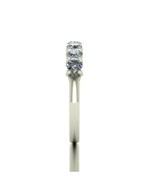 Moissanite 9ct White Gold 1ct total Eternity Ring