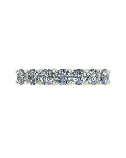 Moissanite 9ct White Gold 1ct total Eternity Ring