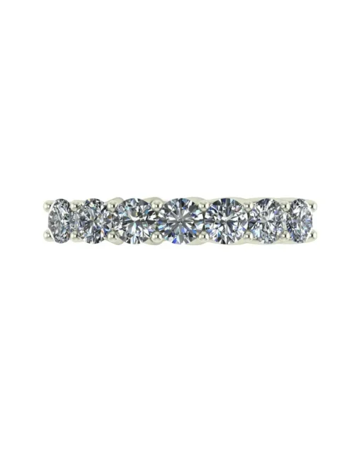 Moissanite 9ct White Gold 1ct total Eternity Ring